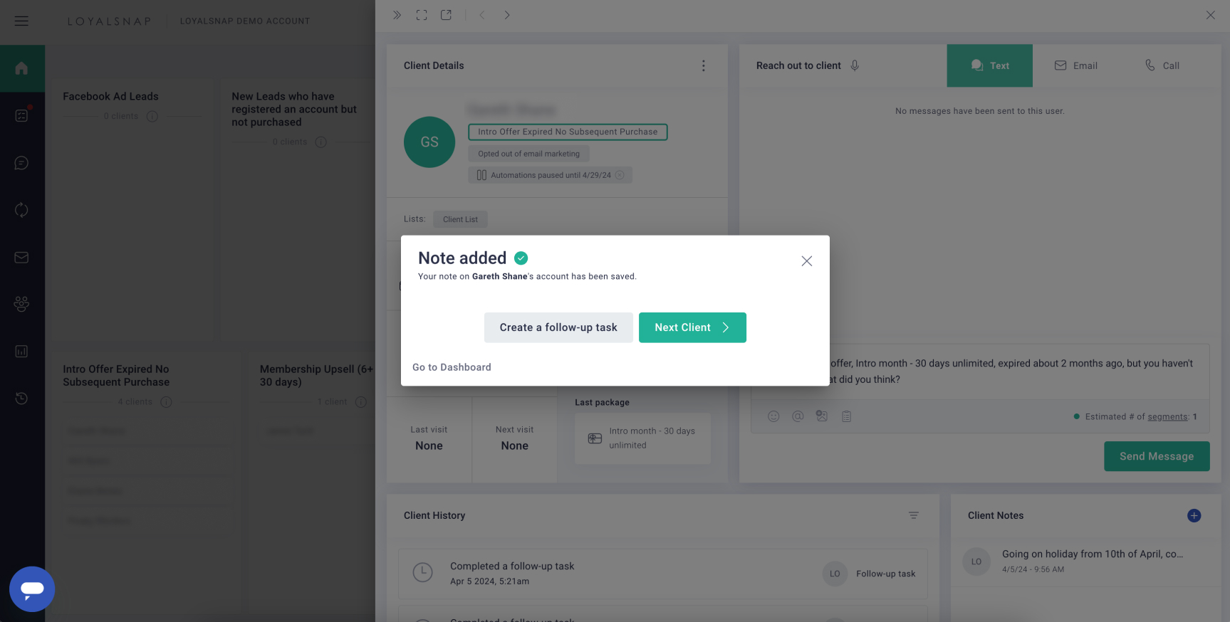 Loyalsnap - Add a Note on a Client’s Account - modal follow up.jpg