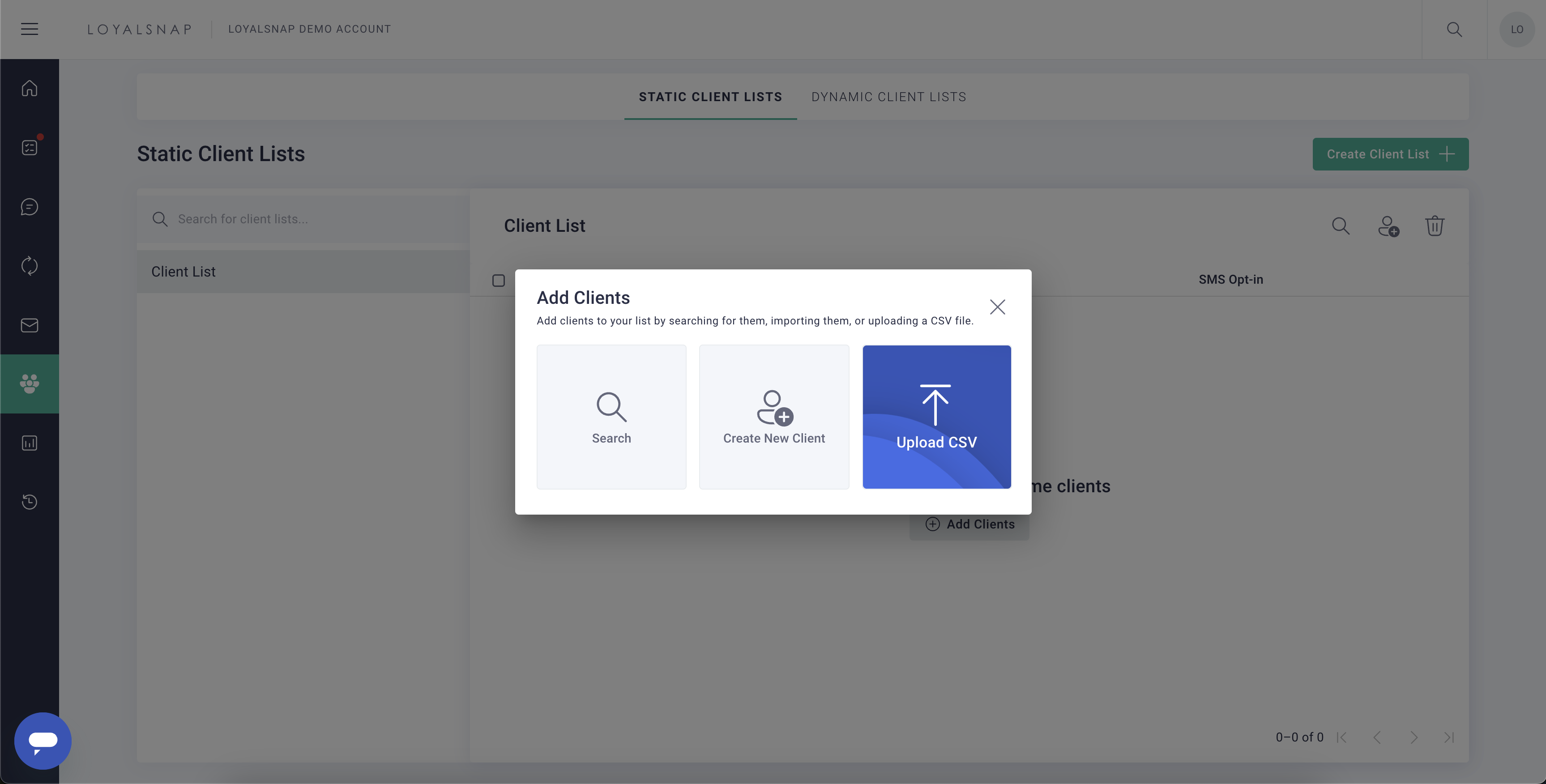 Loyalsnap | Create a Static Client List | Upload CVS.png