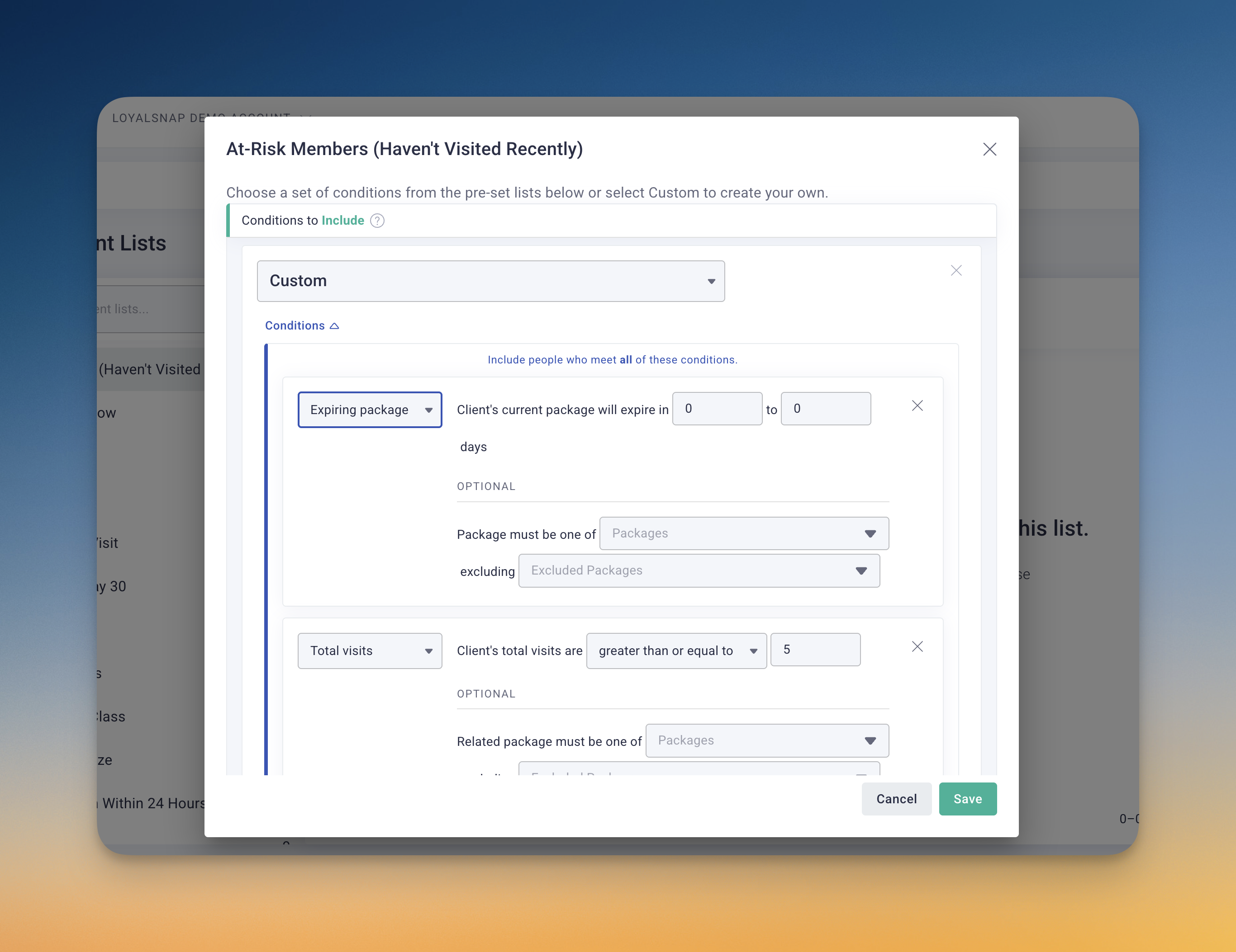 Creating a dynamic client list